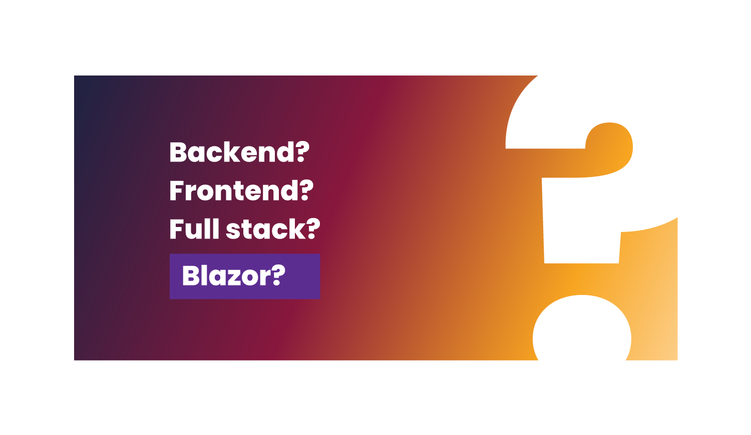 Blazor - Frontend, Backend czy Full stack
